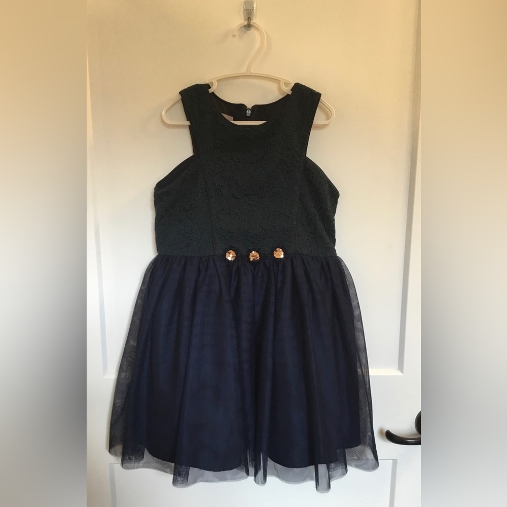 Size 7 formal party dress blue